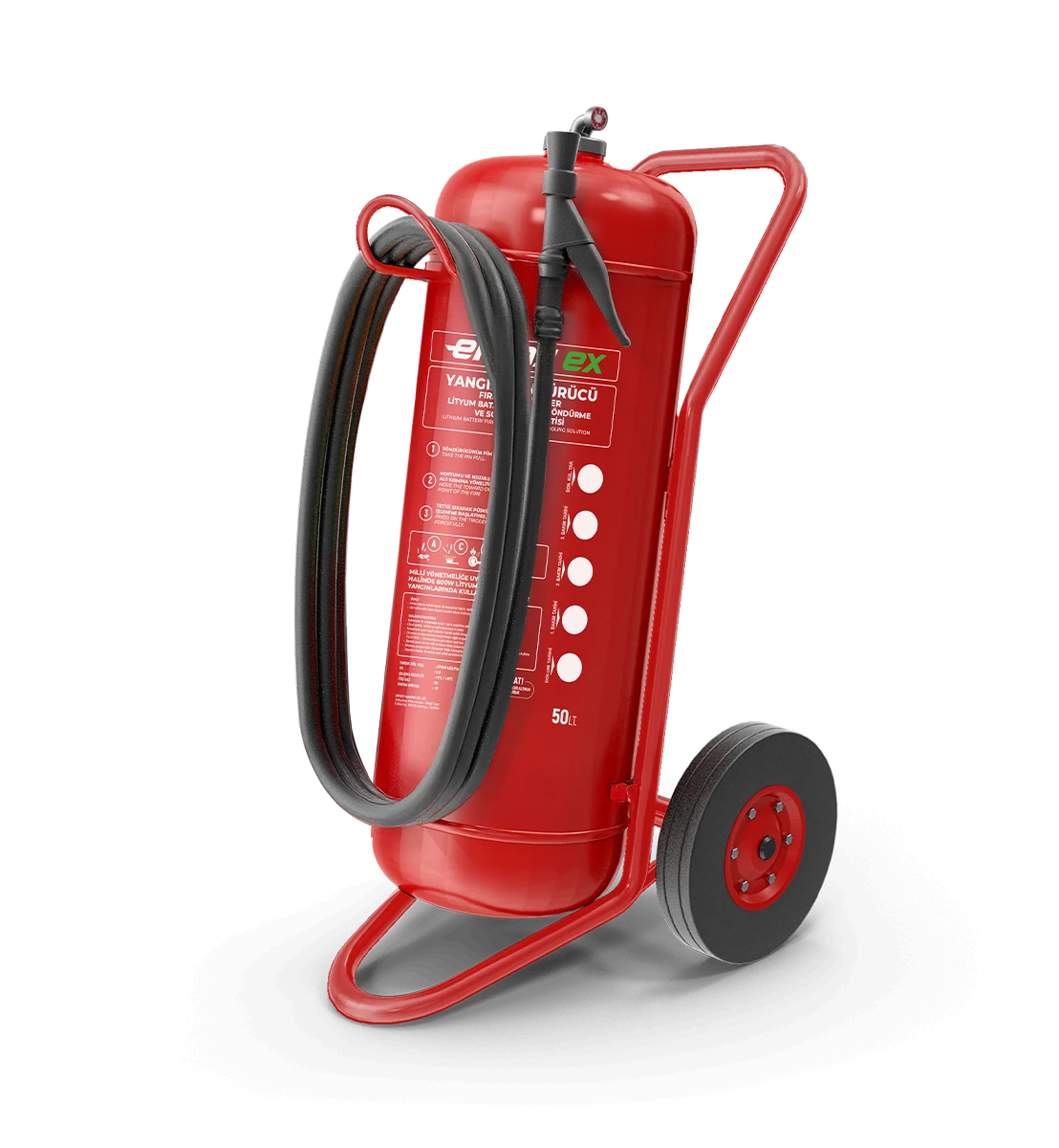 EnvoyEx mobilny system gaśniczy do akumulatorów litowo-jonowych 50 litrów