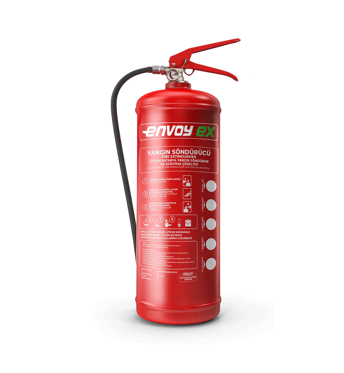 EnvoyEx gaśnica do akumulatorów litowo-jonowych 6 litr