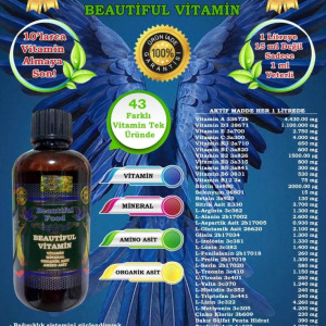VİTAMİN 100 ML BeautifulFood Kuş Maması